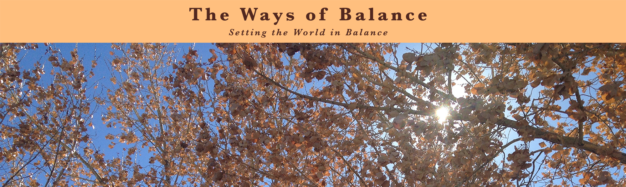 The Ways of Balance